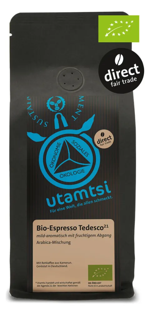Packung Utamtsi Bio Espresso Tedesco