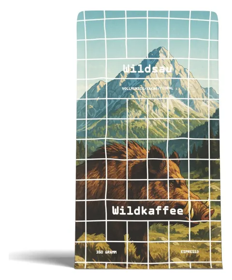 Packung Wildkaffee Wildsau Espresso