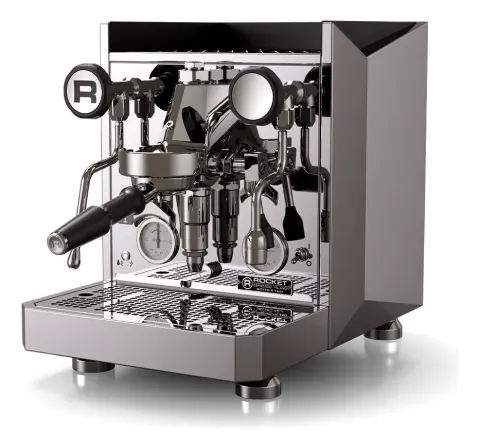 Siebträgermaschine Rocket Giotto Fast aus Edelstahl