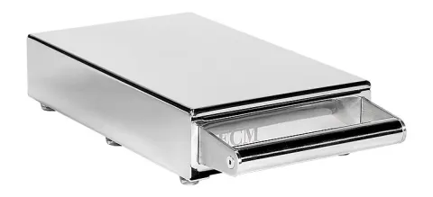 ECM Sudschublade M aus poliertem Edelstahl