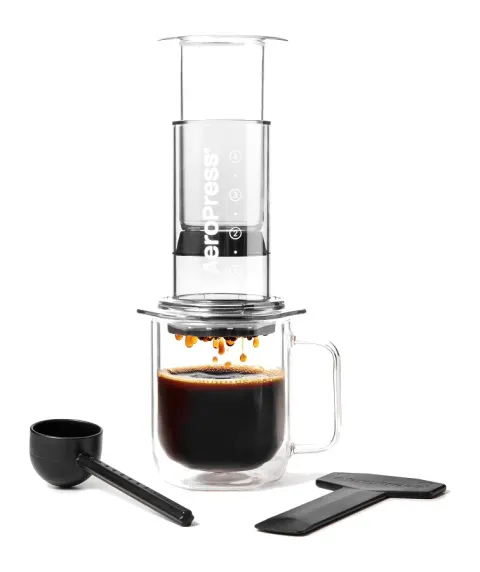 AeroPress Clear aus durchsichtigem Tritan