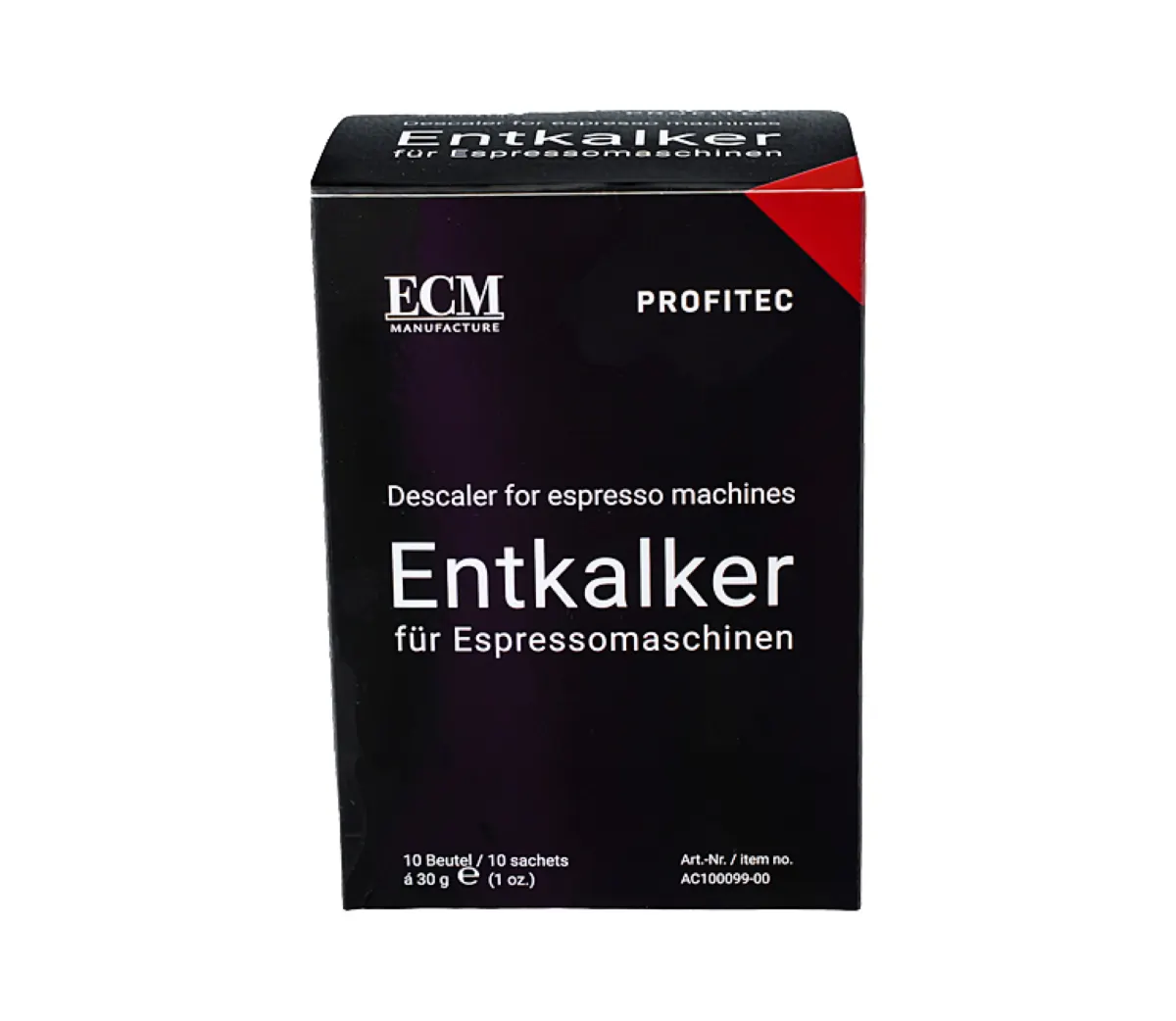 Entkalker für Espressomaschinen von ECM und Profitec