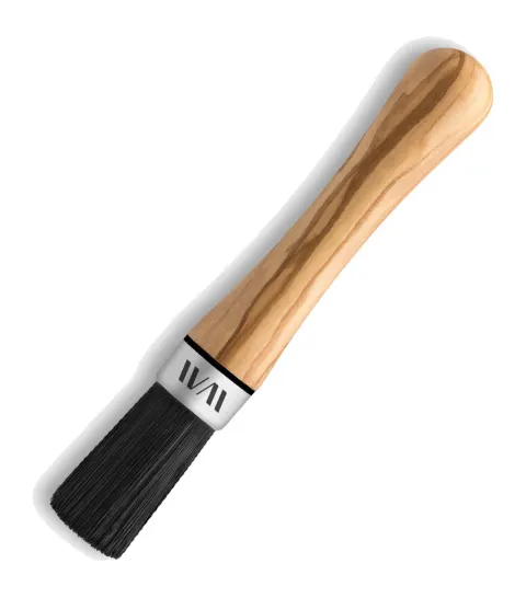 Wiedemann Reinigungspinsel V3 mit Olivenholzgriff